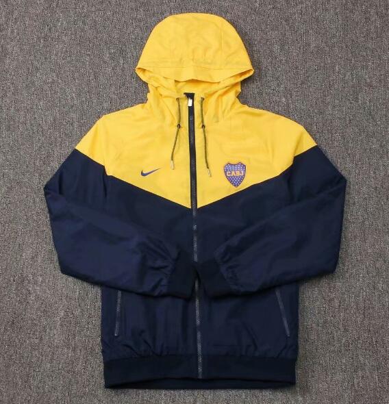 Boca Juniors Yellow Navy Wind Jacket 2020/21